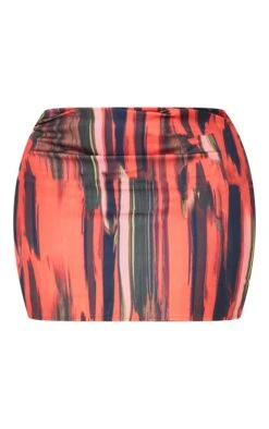 Plus Orange Abstract Print Mini Skirt -Women Clothing Shop 0c36fb95e21c9b736765585aff5d20046e092ce3 cmz6485 6