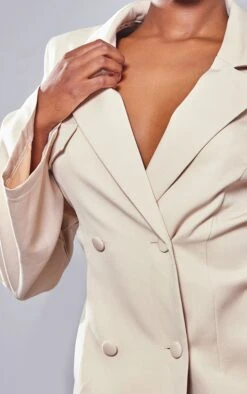 Stone Double Breasted Cut Out Ruched Back Blazer Dress -Women Clothing Shop 0d3da6507cd969eea0c90c23d0cb56453a98d5e7 cnb7396 4