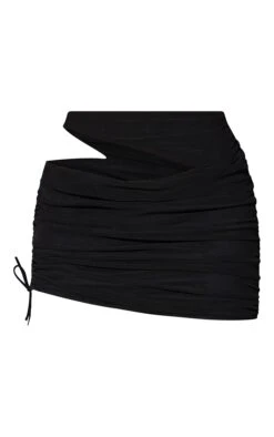 Black Tie Side Cut Out Ruched Micro Mini Skirt -Women Clothing Shop 11f5b8074ba70ff312a99f8481224e2c37758a90 cmt6282 6