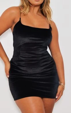Shape Black Velvet Spaghetti Strap Bodycon Dress 10 Shape Black Velvet Spaghetti Strap Bodycon Dress -Women Clothing Shop 19263357436ada5e346ac130a589c880c8d4445c cnb0938 4