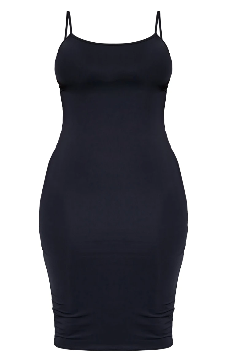 Shape Black Matte Sculpt Strappy Midaxi Dress 7 Shape Black Matte Sculpt Strappy Midaxi Dress - Image 5