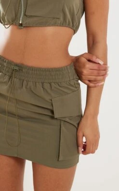 Khaki Shell Pocket Detail Toggle Waist Micro Mini Skirt -Women Clothing Shop 1b2caa25fb83293aec06150c102cc16e7d6c4260 cnd1594 5