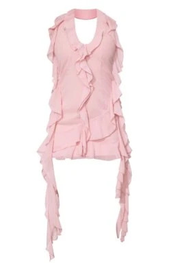 Petite Baby Pink Halter Neck Frilled Mini Dress 11 Petite Baby Pink Halter Neck Frilled Mini Dress -Women Clothing Shop 1bccbceb02c033f2cfbfe7493da77e5f40ea0997 cnd3311 5