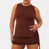 Plus Chocolate Extreme Racer Neck Ruched Bodycon Dress -Women Clothing Shop 1ee0b32fce9735af8212c43d408ec2912a23d29f cnb7965 1