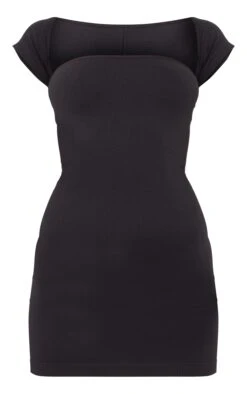 Black Structured Contour Cap Sleeve Bodycon Dress -Women Clothing Shop 24362af1a5f8e24fba4f504fde3a48a230402d53 cna6872 5