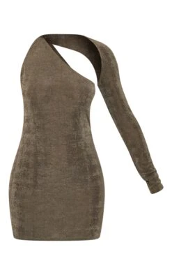 Petite Khaki Acetate Slinky One Shoulder Cut Out Bodycon Dress -Women Clothing Shop 2740b1e3291fccc537f7e778d343cd8569251ee5 cnb9927 5