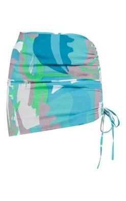 Blue Abstract Printed Linen Look Ruched Side Micro Mini Skirt 13 Blue Abstract Printed Linen Look Ruched Side Micro Mini Skirt -Women Clothing Shop 2c1f004eb7b29b141432bb0ad9805e76640443e8 cne0210 6