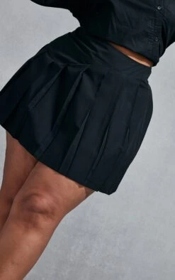 Plus Black Pleated Mini Skirt -Women Clothing Shop 2d981ec0b5a5a859a700600942f1eb3dd34866fb cnc7375 5