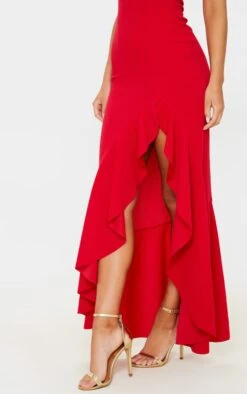 Red One Shoulder Frill Split Maxi Dress 11 Red One Shoulder Frill Split Maxi Dress -Women Clothing Shop 31034c3777668b0b06ae7eca17b167ef6045a1bf cmf6576 5