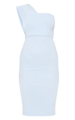 Dusty Blue One Shoulder Drape Midi Dress -Women Clothing Shop 3609ba6c434169a291799b267eed182a6cd0ea44 cmd6662 3