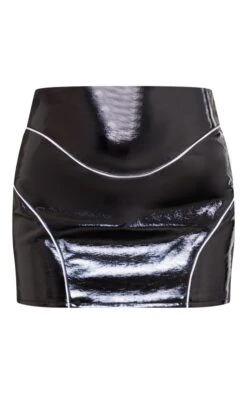 Black Faux Leather Seam Front Mini Skirt -Women Clothing Shop 3610e177d18d61d0f0d509d31ebdba07c57d1ed2 cnb6262 6
