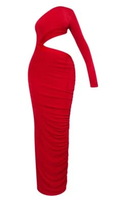 Red Acetate Slinky Cut Out One Shoulder Maxi Dress -Women Clothing Shop 396074559f517c24229419f0ade7b5c10705e1b6 cnb5155 5