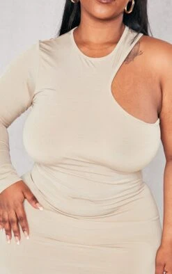 Plus Sage Cut Out One Shoulder Bodycon Dress 9 Plus Sage Cut Out One Shoulder Bodycon Dress -Women Clothing Shop 416964a25028eb32dee3cbbc82aafebb00cae80e cnd2483 4