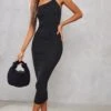 Black One Shoulder Rib Knitted Maxi Dress -Women Clothing Shop 4c28f16b62d49254f5c91e0224026e5834b6510d cmz1705 1