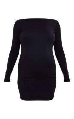 Maternity Black Longsleeve Snatched Rib Bodycon Mini Dress 11 Maternity Black Longsleeve Snatched Rib Bodycon Mini Dress -Women Clothing Shop 4c59371bb28a60e9c1c9321bdcafb21ede1c197b cnc9956 5