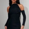 Black Slinky Cut Out Cold Shoulder Halter Bodycon Dress -Women Clothing Shop 4dad4bc131905edeb73b8bad000646d3bfd975ab cnc7744 1