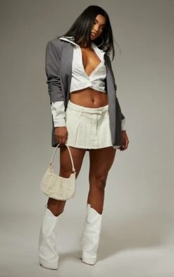 Ecru Low Rise Micro Mini Tennis Denim Skirt -Women Clothing Shop 4f8fdcd0019041aeda664003069a0a82d39be537 cmz5662 4