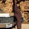 Chocolate Brown Knitted Back Plunge Racer Maxi Dress -Women Clothing Shop 505f4ed9a8dfabf1ed2d3f9bb8afec210d32c218 cnc2780 1