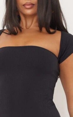 Black Structured Contour Cap Sleeve Bodycon Dress -Women Clothing Shop 535b6c69b15b8970eb44edfe280f83f68c8dd195 cna6872 4