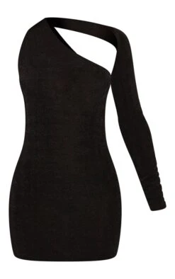 Petite Black Acetate Slinky One Shoulder Cut Out Bodycon Dress -Women Clothing Shop 5febd4ce0a18ed82ae2396671c4406f9fc0feae7 cnb9925 5