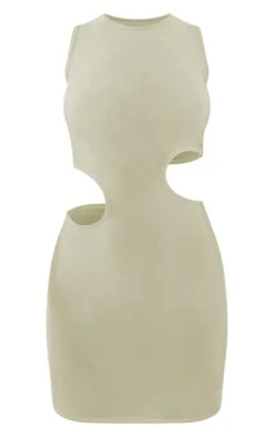 Sage Slinky Side Cut Out Sleeveless Bodycon Dress -Women Clothing Shop 6150fff7545c3e66c4495df690f3e29d9055ba4f cnd0412 5