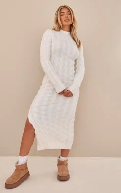 White Knitted Maxi Dress 9 White Knitted Maxi Dress -Women Clothing Shop 621de857e63604a3dc677d9382a96e8b503a58a3 cmz8138 3