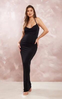 Maternity Black Cowl Neck Maxi Dress 9 Maternity Black Cowl Neck Maxi Dress -Women Clothing Shop 64d746a475b6f2cec9673dd2e7bb15786175a7f4 cne2242 1