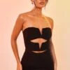 Black Slinky Bandeau V Bar Detail Cut Out Bodycon Dress -Women Clothing Shop 686575afcf0e362c8b821a73b7f43ff79e85217e cnd7738 1