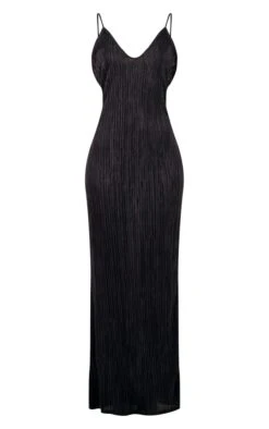Black Plisse Low Back Strappy Maxi Dress -Women Clothing Shop 68bb69f05dfb677faa1ecafac8cae9d5dbc84068 cne3460 5