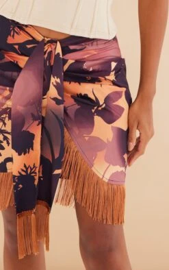 Multi Marble Print Woven Tassel Wrap Skirt 12 Multi Marble Print Woven Tassel Wrap Skirt -Women Clothing Shop 698424f47b707871fe217dbc112a17f17beb5f2d CNC8584 5