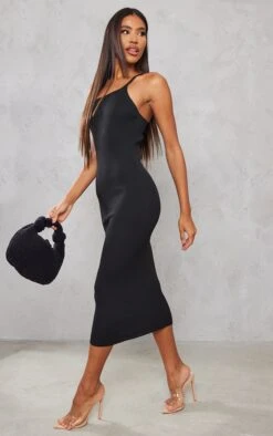 Black One Shoulder Rib Knitted Maxi Dress -Women Clothing Shop 69ff9fdc215f73c6d023c7776197e580b595a762 cmz1705 3