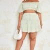 Plus Sage Green Textured Mini Skirt -Women Clothing Shop 6aa0e75df6ffa0a9728de62c63e9e463d828e203 cne0782 1