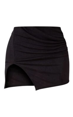 Black Acetate Slinky Split Mini Skirt -Women Clothing Shop 729cb0b5969f67459ffb54c6725993ee15bed32d cmy0708 6