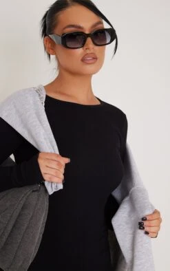 Black Structured Snatched Rib Ruched Bodycon Dress -Women Clothing Shop 760f103446608252489d4b821a01f5c55f90a3d2 cnc6728 4