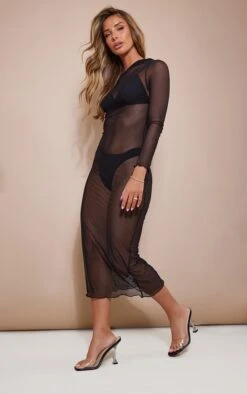 Black Mesh One Shoulder Ruched Side Midaxi Dress 9 Black Mesh One Shoulder Ruched Side Midaxi Dress -Women Clothing Shop 798911376b73d6135874555b9b59e0c62989dbaf cnd0037 3