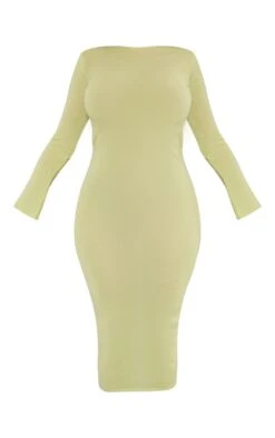 Shape Sage Khaki Knit Low Back Long Sleeve Maxi Dress -Women Clothing Shop 817f1837666ca377240e709367b7f5203725275a cnd2538 5