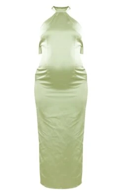 Maternity Sage Satin Maxi Dress -Women Clothing Shop 8a0ff9582e554176805475782180731c5bfe3748 cnd7251 5