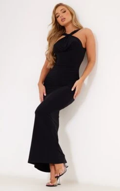 Black Slinky Cowl Knot Back Detail Maxi Dress 9 Black Slinky Cowl Knot Back Detail Maxi Dress -Women Clothing Shop 8dfce533ef28ada3c5408da7c02c1981123c09b7 cnd2260 3