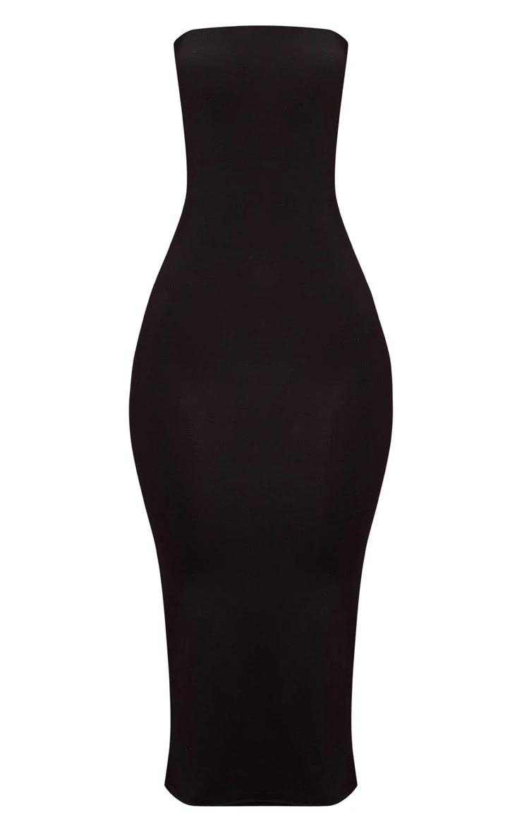 Basic Black Bandeau Midaxi Dress 5 Basic Black Bandeau Midaxi Dress - Image 3