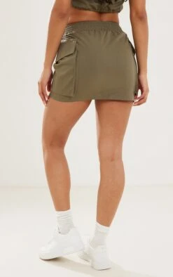 Khaki Shell Pocket Detail Toggle Waist Micro Mini Skirt -Women Clothing Shop 91ec6e71d565e1729aa5f2e436b2fd147c42b3fa cnd1594 3