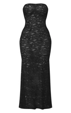 Black Sheer Lace Bandeau Maxi Dress -Women Clothing Shop 9407115bb111816700b3508b6d4138e6c988d5b2 cnc7807 5