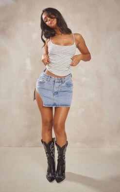 Petite Light Blue Wash Micro Mini Cut Out Denim Skirt -Women Clothing Shop 9434e87dd9a62f68e851f8ca02caabf906a4ace8 cnd0162 4