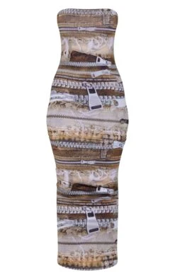 Petite Brown Bandeau Denim Print Maxi Dress -Women Clothing Shop 96ed7bd58992378035708bc10a4d9a44d8cacf96 cnd6921 5