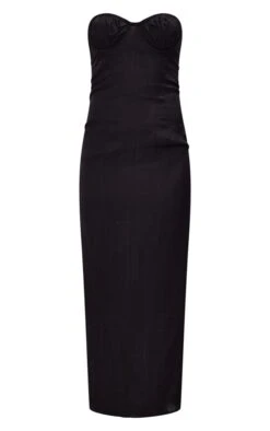 Black Textured Sheer Bandeau Underwired Midaxi Dress 11 Black Textured Sheer Bandeau Underwired Midaxi Dress -Women Clothing Shop 9969f2706a47fe21aa2fddc79e8d11a6c42db12e cnd7660 5