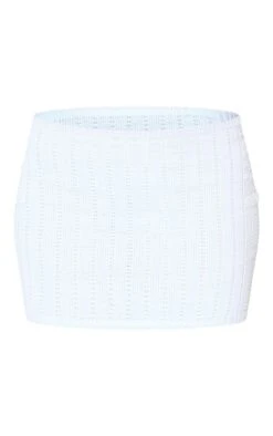 White Distressed Ladder Crochet Knit Mini Skirt -Women Clothing Shop 99e1efdfa6132e4eb87a4bd1b6c05566b652a6bf cne1081 6