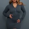 Shape Charcoal Snatched Rib Zip Long Sleeve Bodycon Dress 2 Shape Charcoal Snatched Rib Zip Long Sleeve Bodycon Dress -Women Clothing Shop 9deab01c8c3e3b595d3ac7e829cc2423f51dc804 cnc4701 1