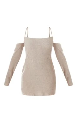 Oatmeal Ribbed Bardot Waist Detail Bodycon Dress 11 Oatmeal Ribbed Bardot Waist Detail Bodycon Dress -Women Clothing Shop a2492e677f7b322e43ef8585b66b899775214702 cnd4061 5
