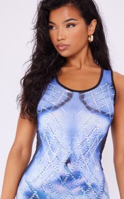 Blue Body Print Slinky Strappy Bodycon Dress 10 Blue Body Print Slinky Strappy Bodycon Dress -Women Clothing Shop a390746bd3ba12a051d5cc82688d34873b52be29 cne2709 4