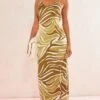 Green Zebra Print Satin Maxi Beach Dress 2 Green Zebra Print Satin Maxi Beach Dress -Women Clothing Shop a9b9b5d647a36f114e6c17903f3c5c29f86cb5ca cne1703 1