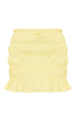 Yellow Cotton Extreme Ruched Mini Skirt 13 Yellow Cotton Extreme Ruched Mini Skirt -Women Clothing Shop ab52f0b992c7f552d4728720e10776c81cab7363 cnd8231 6